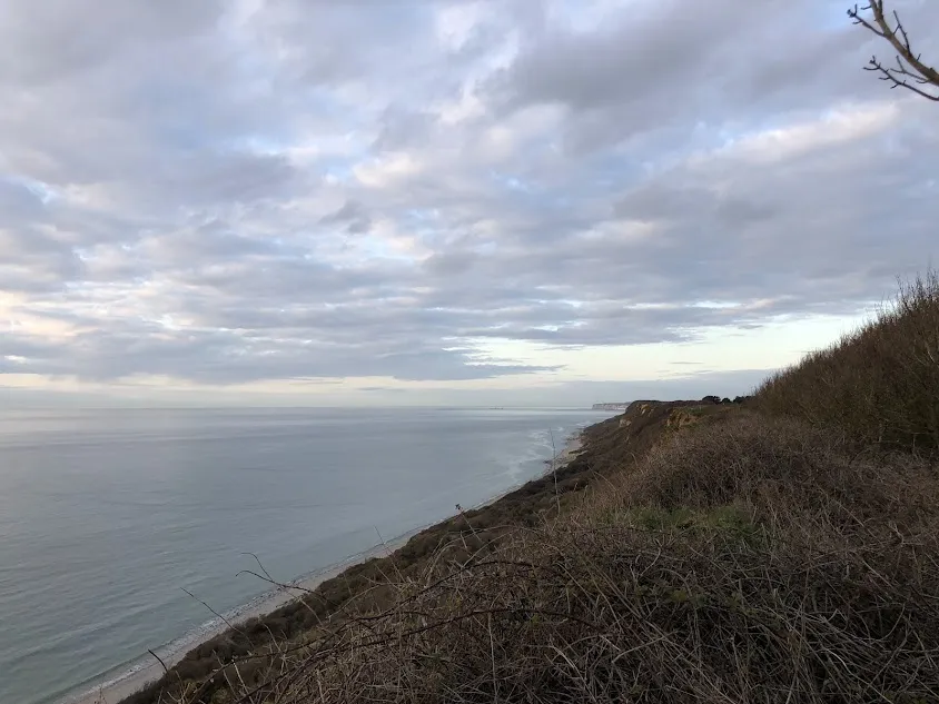 Escaliers de la falaise d'Octeville