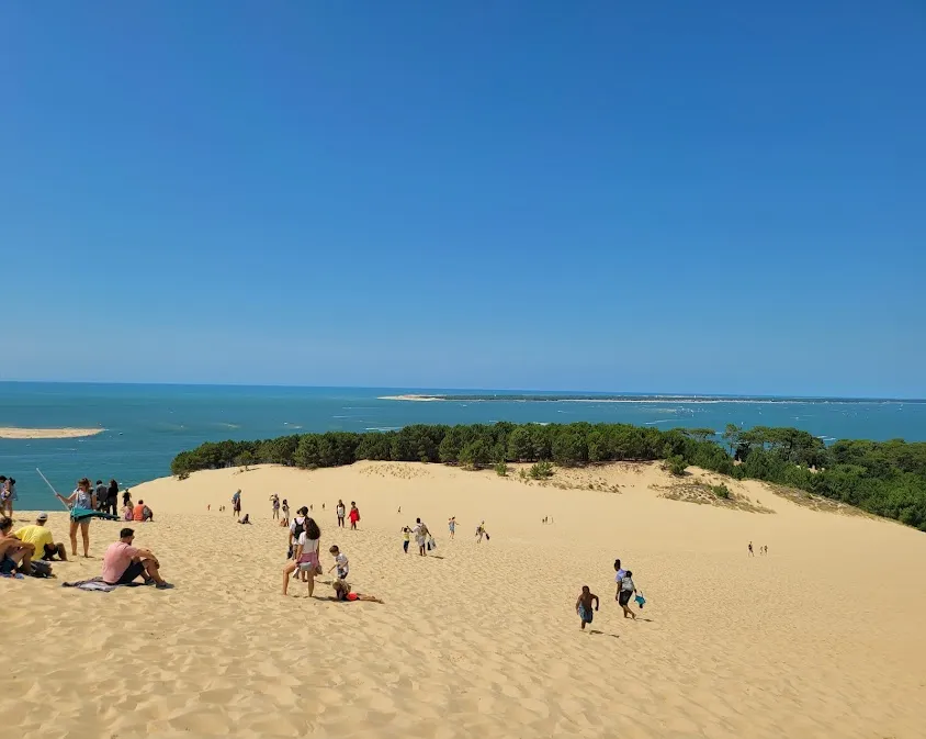 Escaliers pour la Dune du Pilat