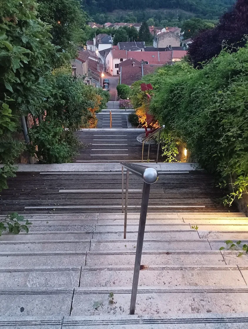 Escalier agrémenté