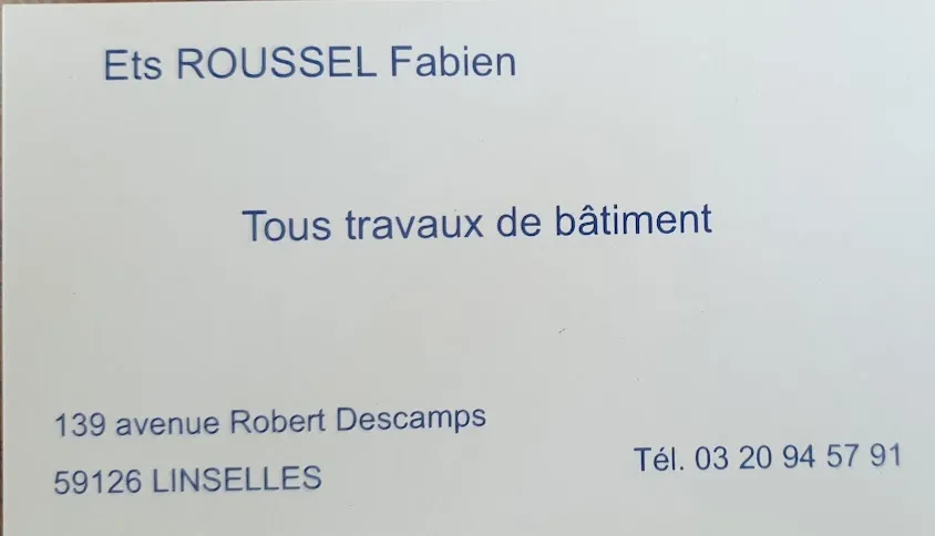 Etablissements Roussel Fabien