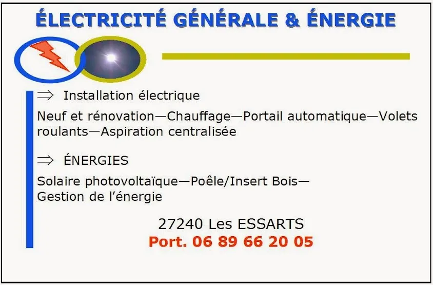 ELECTRICITE GENERALE et ENERGIES