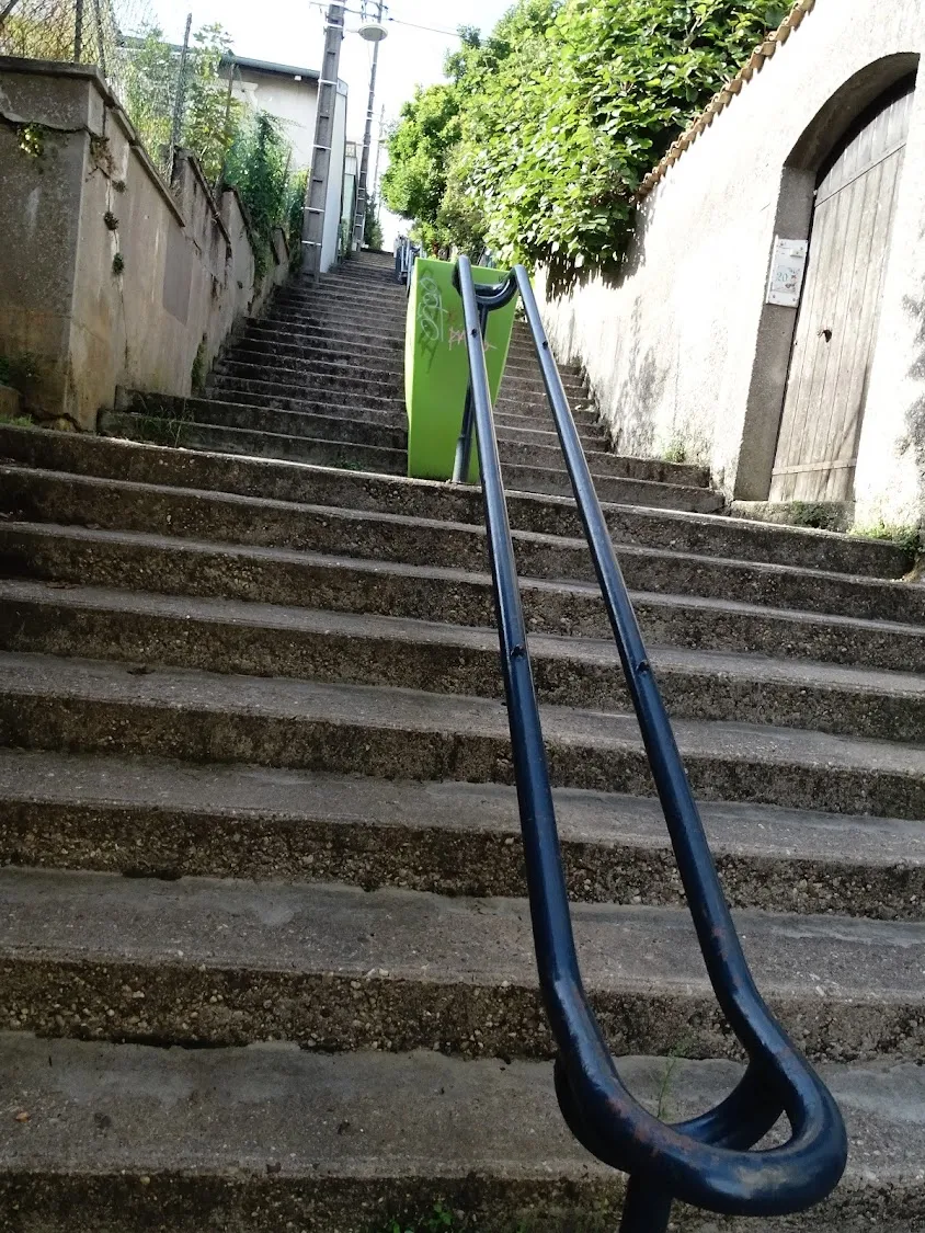 escalier de la cure d'air